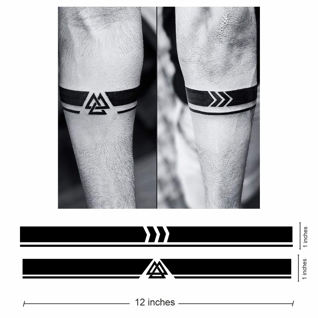 Viking Armband Men and Women Women Waterproof Temporary Body Tattoo kalki movie tattoo