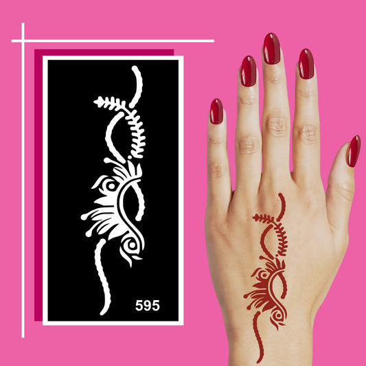 Relaxing Mehndi Stencil Template Sheets for Home Spa or Art Time
