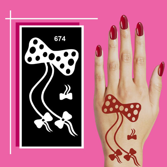 Henna Style Mehndi Stencil Sheets for Easy Artistic Practice