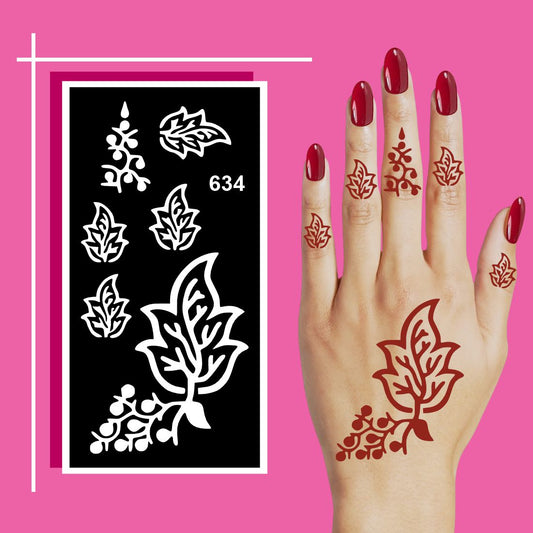 Child-Friendly Mehndi Drawing Aid With Beautiful Ready Designs