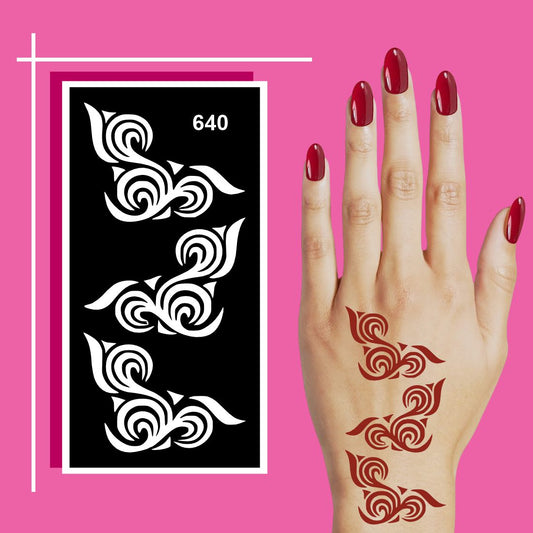 Smooth Drawing Mehndi Sticker to Help Kids Try Unique Hand Designs
