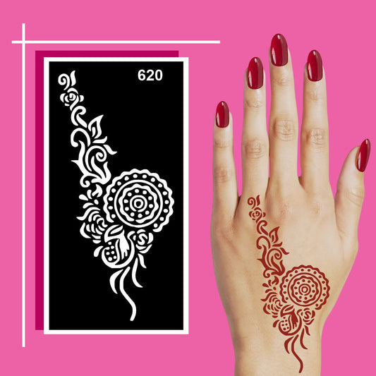 Quick Decor Mehndi Stencil Sticker That Encourages Creative Exploration