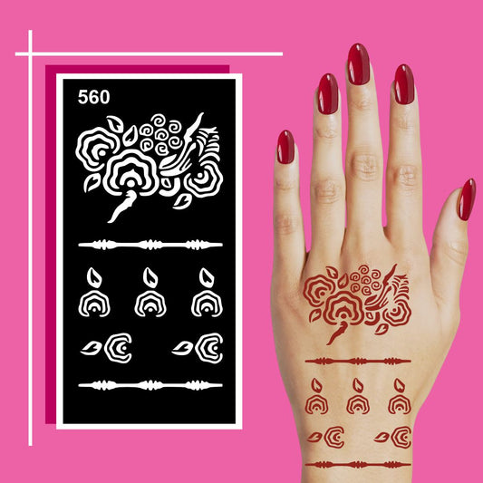Fine and Fun Henna  Stencils for Teens, Adults, and Artistic Kids