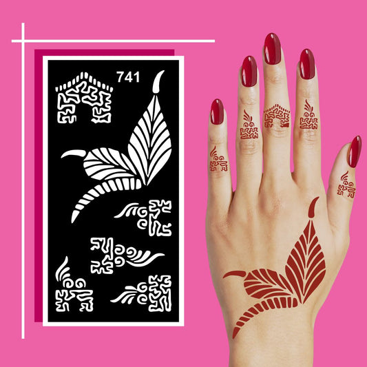 All Season Mehndi  Stencil Templates for Creative and Calm Art Time
