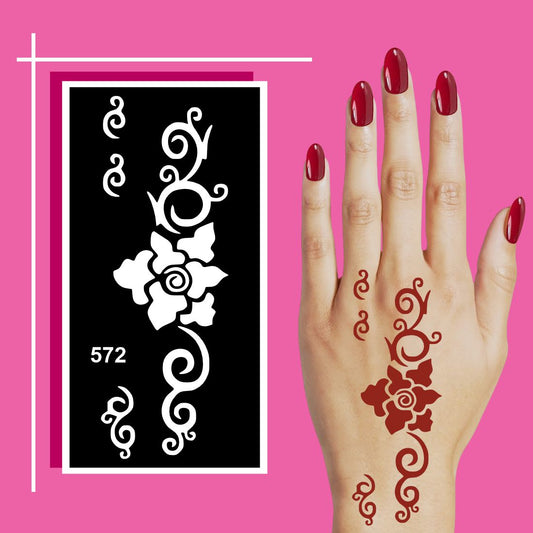 Reusable Mehndi   Sheets for Casual, Fun, and Family Moments