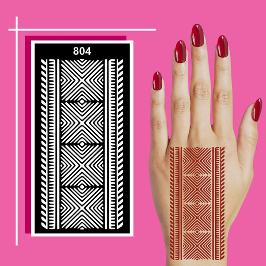 Easy-to-Use Mehndi Design Stencils for Kids and Adults with Smooth Results