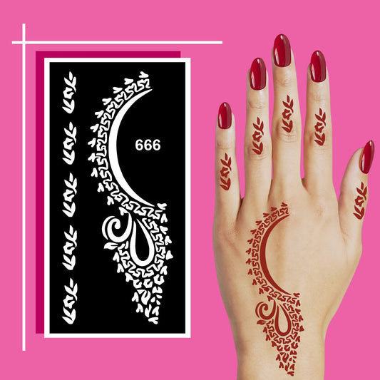 DIY Mehndi Stencil Sheets for Fun and Creative Learning at Home