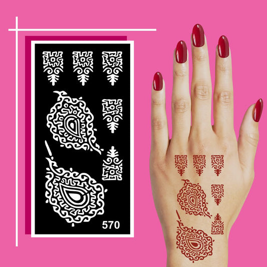 Fun Filled Mehndi Stencil Templates for Children and Family Use
