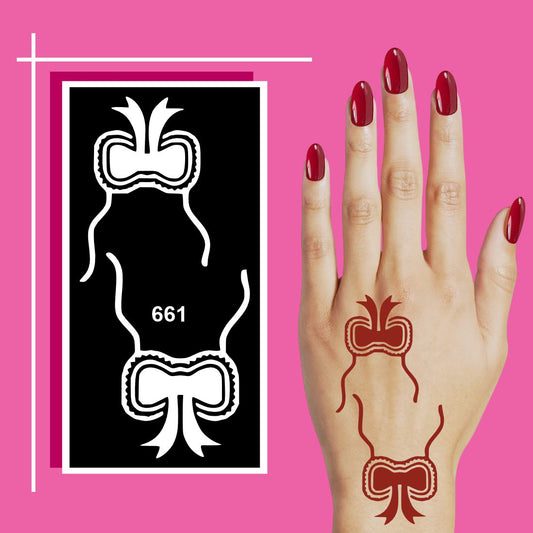 Artistic Mehndi Stencil Templates for Long-Lasting Hand Designs