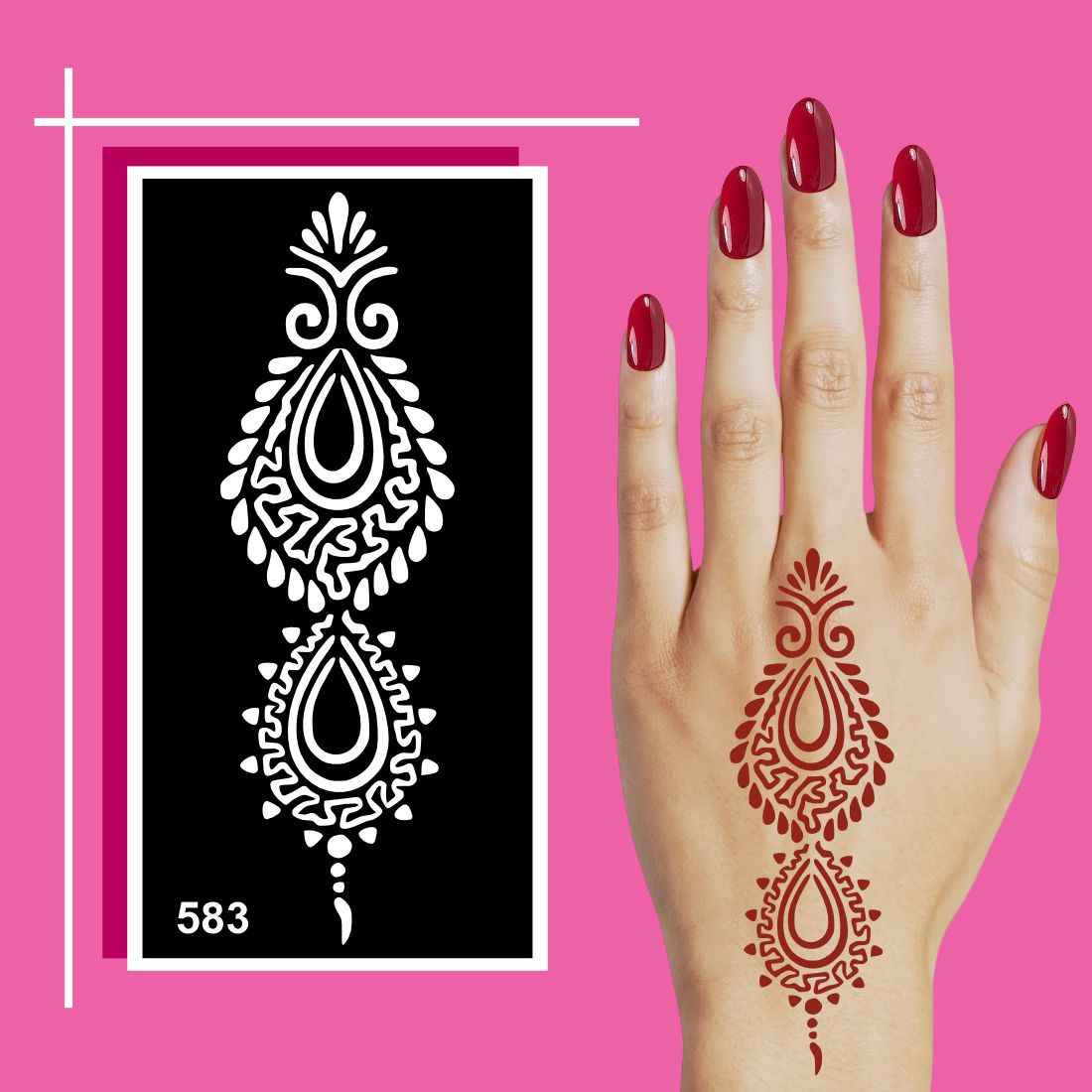 Fun and Creative Mehndi Stencils for Easy and Safe Application