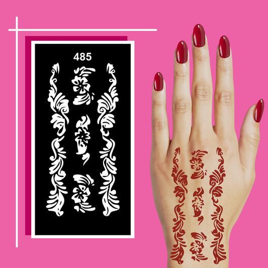 Relaxing Mehndi Stencil Art Sheets for Children and Grown-Ups For Kids & Adults Both Sticker