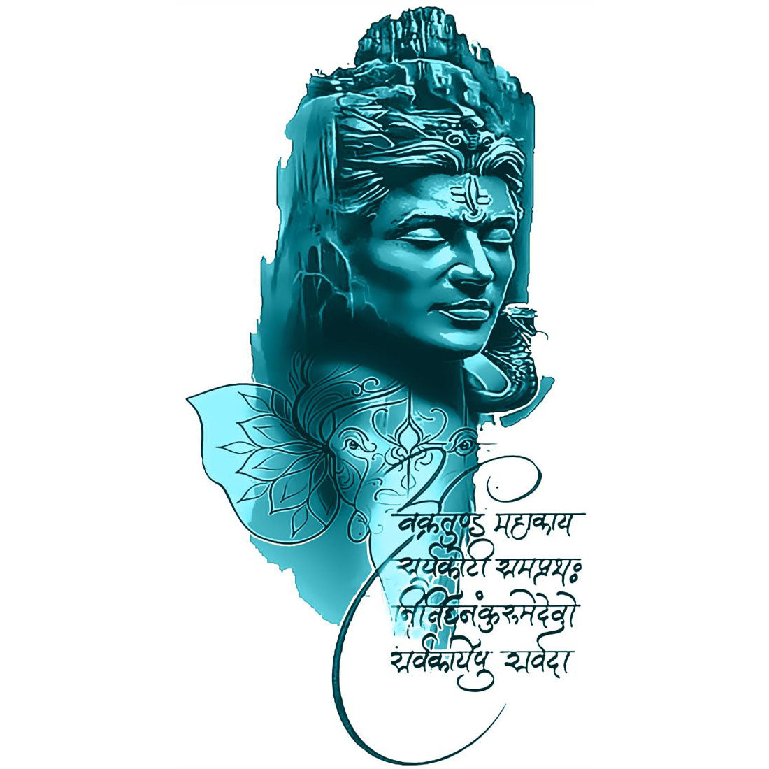 Lord Shiva Tattoo with Trishul and Maha Mrityunjaya; A complete tattoo  design 4 Lord Shiva devotees - YouTube