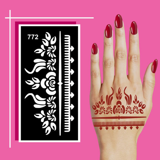 Reusable Mehndi   Sheets for Casual, Fun, and Family Moments