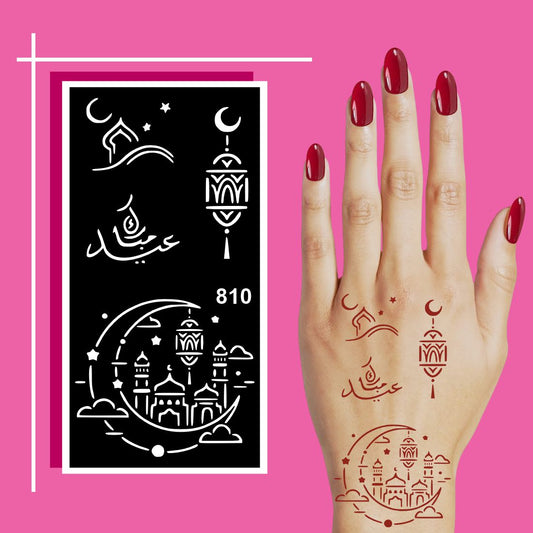 Easy Apply Mehndi Sticker Sheets for Quick Festive Hand Art Looks