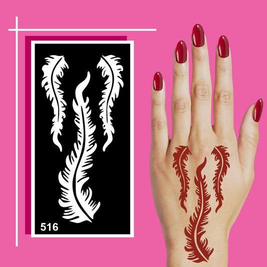 Ready to Use Mehndi  Stencil Design Templates with Minimal Skill Required