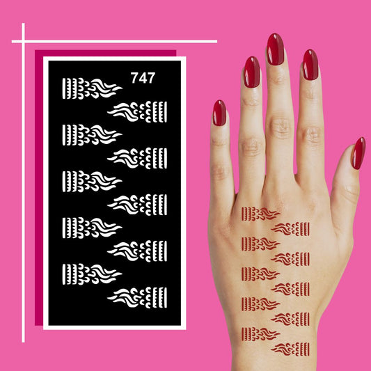 Educational and Artistic Mehndi Stencil Templates for Kids’ Craft Projects