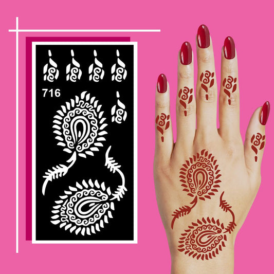 Ready to Use Mehndi  Stencil Design Templates with Minimal Skill Required
