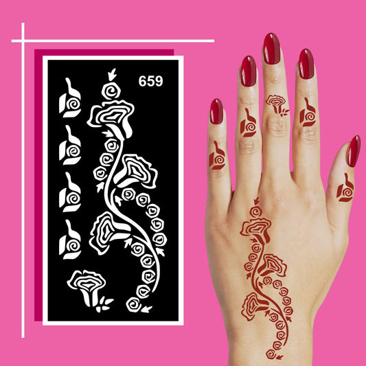 Beginner to Expert Mehndi Stencil Sheets with Easy Use