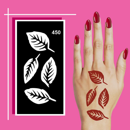 Easy to Apply Mehndi Art Stickers for Kids and Grown-Ups For Kids & Adults Both Sticker