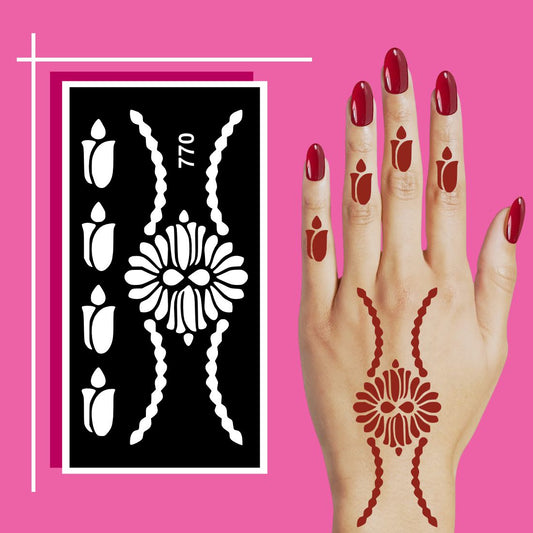 Fun Filled Mehndi Stencil Templates for Children and Family Use