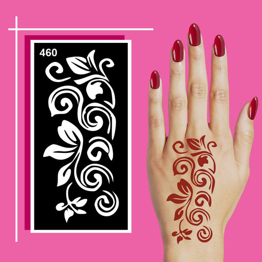 Compact Mehndi Stencil Art Set for Beginners and Children For Kids & Adults Both Sticker