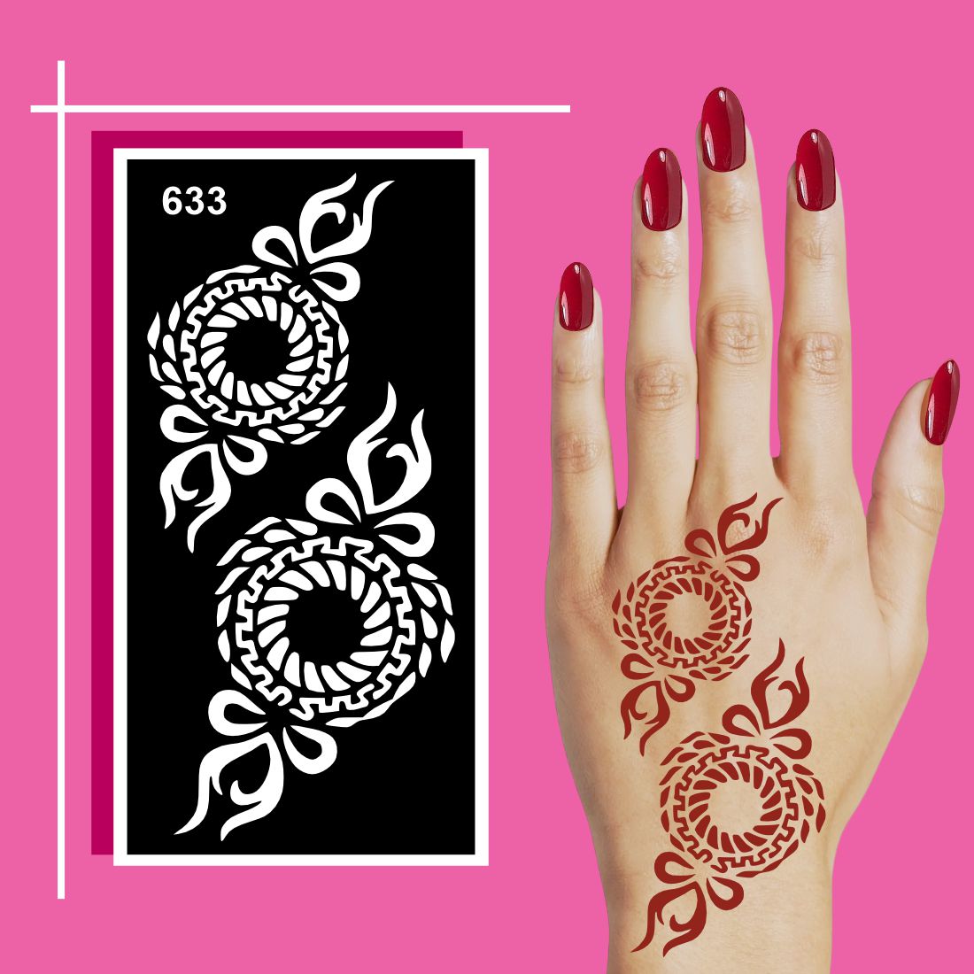 DIY Mehndi Design Sticker That Helps Kids Build Art Skills From a Young Age
