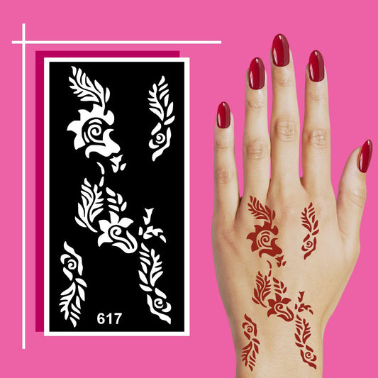 Creative Expression Mehndi Sticker Designed to Inspire Kids' Artistic Side