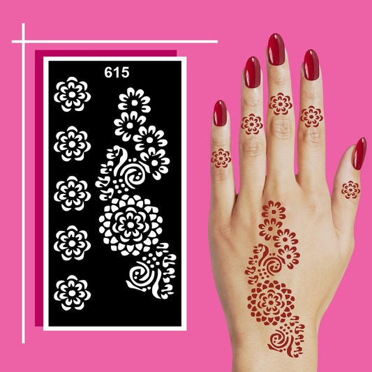 Artistic Mehndi Aid for Children with Simple Designs and Easy Application