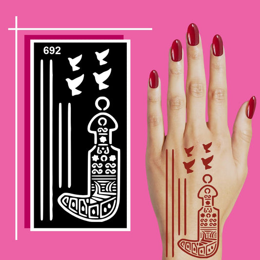 Mehndi Stencil Sheets for Quick Home Practice Without Mess