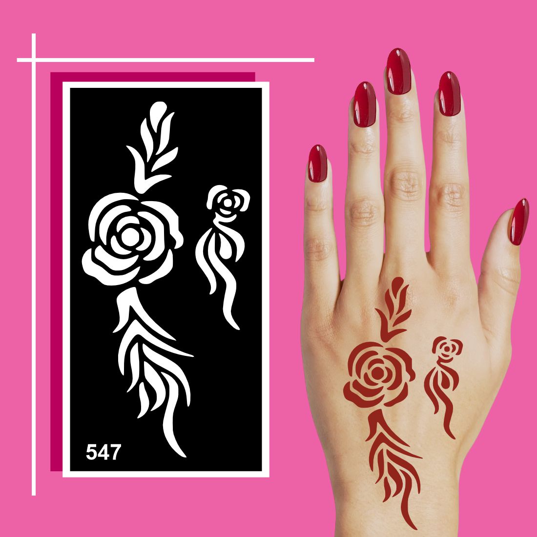Educational and Artistic Mehndi Stencil Templates for Kids’ Craft Projects