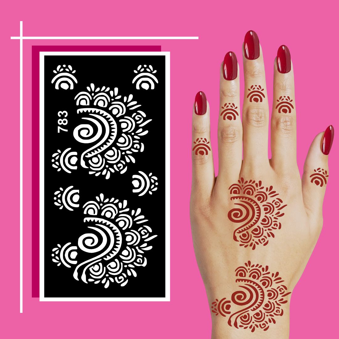 Fun and Creative Mehndi Stencils for Easy and Safe Application