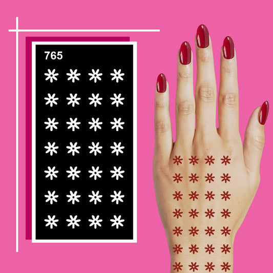 Cultural and Creative Mehndi Stencils for Personal and Educational Use