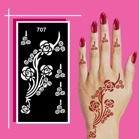 Multipurpose Henna Stencil Sheets for Creative Hand and Feet Mehndi Designs