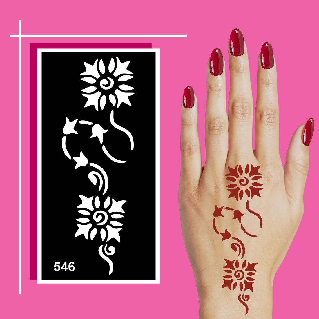 Elegant Henna Stencil Designs for Smooth and Professional Finish at Home