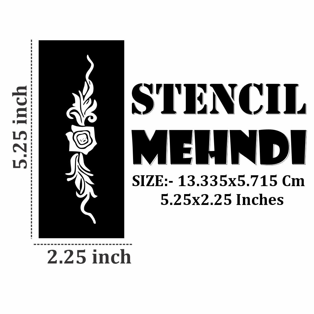 Simple Peel Mehndi Art Tool for Little Artists Exploring Patterns Kids can decorate notebooks, drawings, or school projects with Stencil stickers