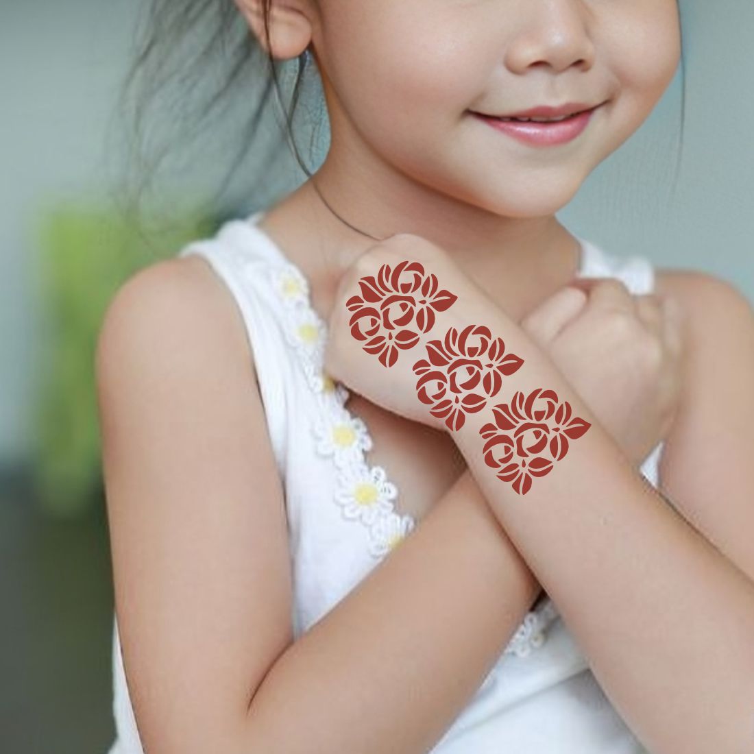 Traditional and Trendy Henna Stencil Pack for Creative and Stylish Hands