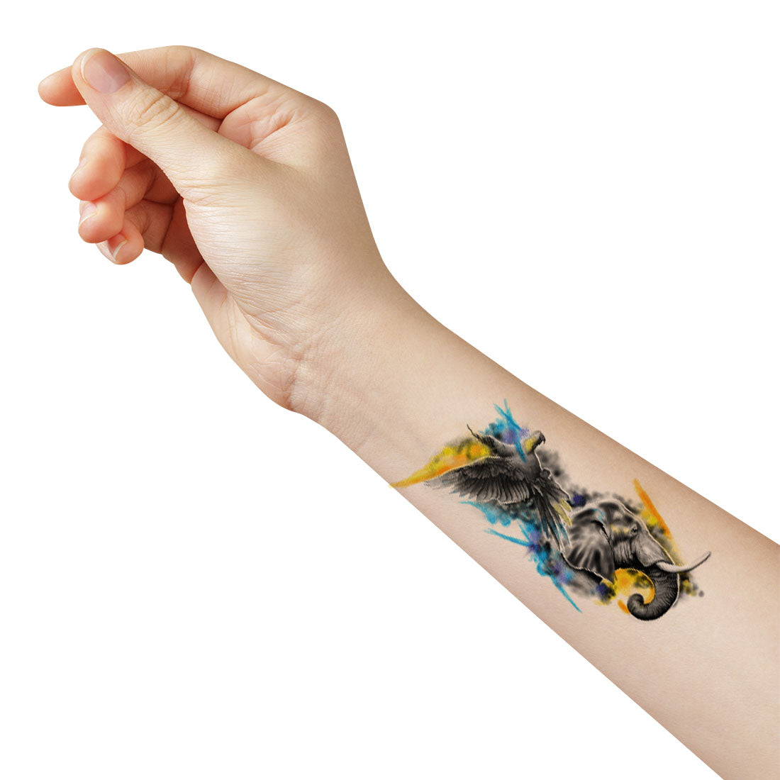 1pc Cute Cartoon Animal Pattern Temporary Tattoo Sticker For Wrist And Body  | SHEIN