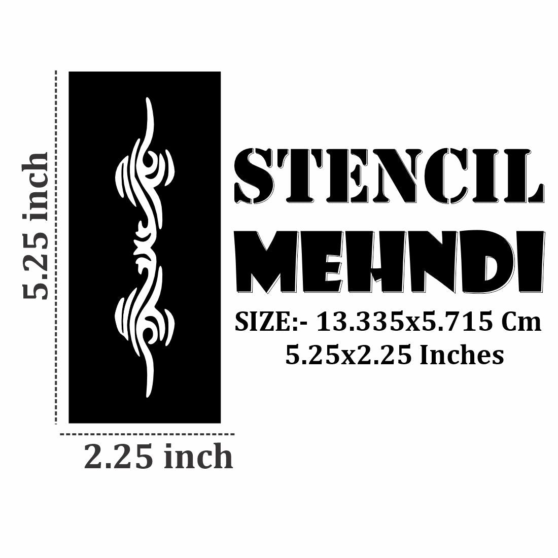 Colorful Mehndi Design Stickers  Artistic Expression for Kids can decorate notebooks, drawings, or school projects with Stencil stickers