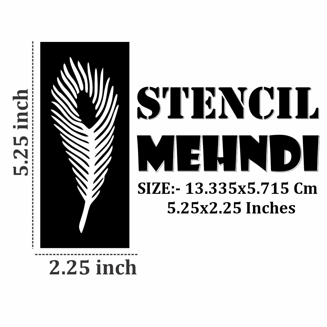 Creative Mehndi Stencil Stickers for Kids  Fun and Easy Designs Kids can decorate notebooks, drawings, or school projects with Stencil stickers