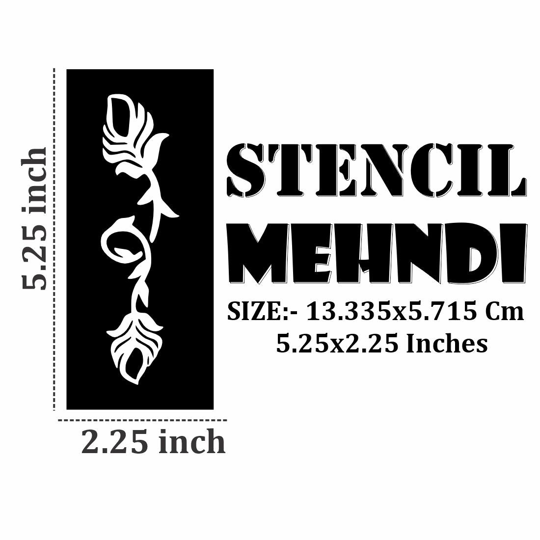 Floral Mehndi Stickers  Beautiful Patterns for Little Hands Kids can decorate notebooks, drawings, or school projects with Stencil stickers