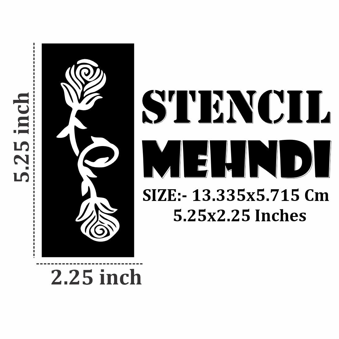 Unique Motif Mehndi Sticker for Fun and Easy Drawing Practice