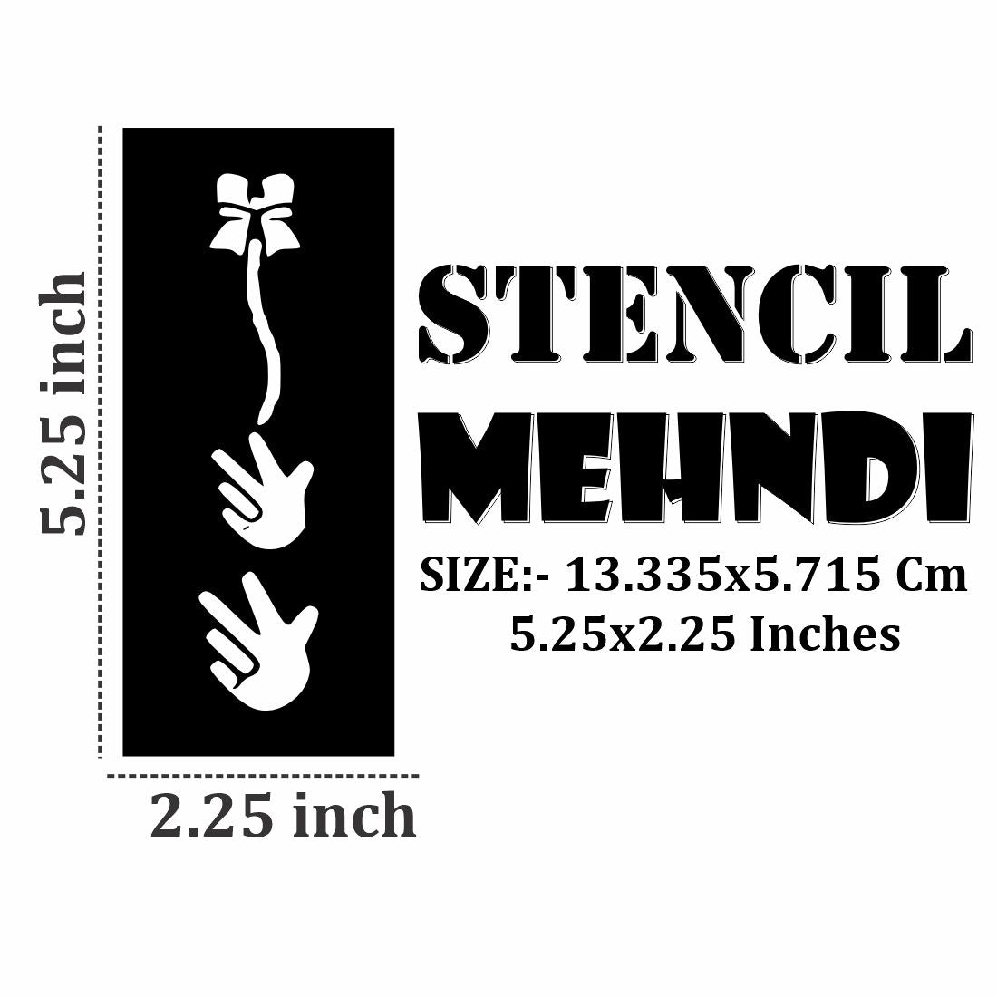 Reusable Mehndi Design Stickers  Ideal for Young Artists Kids can decorate notebooks, drawings, or school projects with Stencil stickers