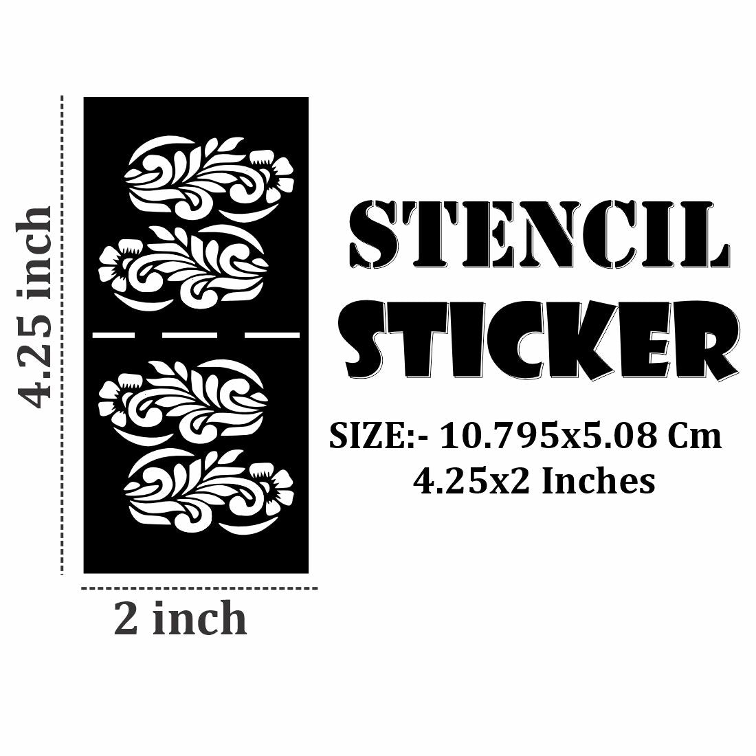 Child-Friendly Mehndi Stencil for Hand Decoration and Art Practice