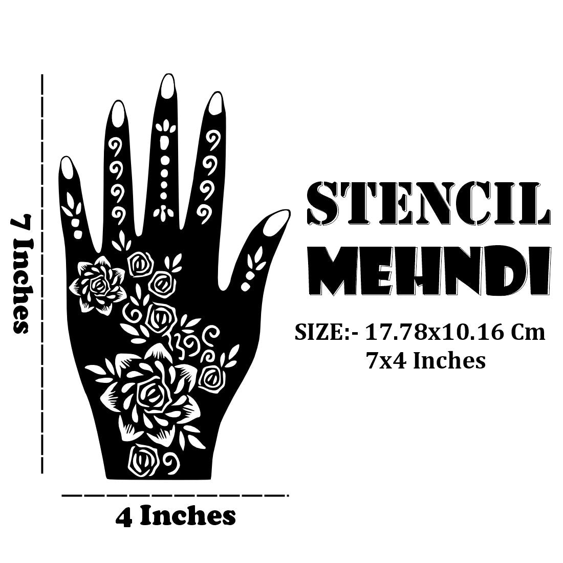 Elegant Curves Mehndi Feminine Floral Mehndi  Easy to Apply & Perfect for All Occasions