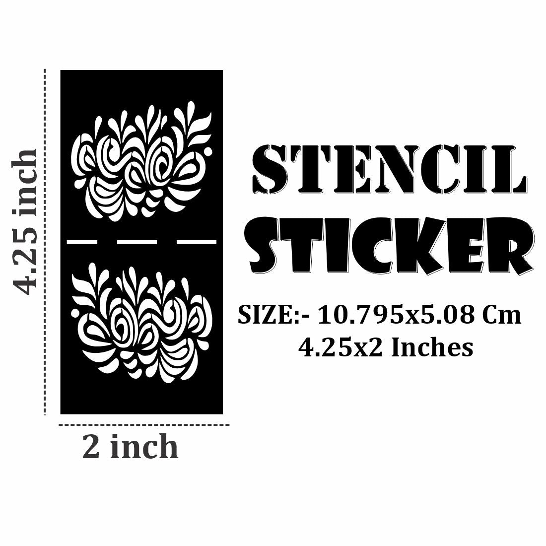 Simple Hand Art Template for Kids Mehndi Practice and Fun |Kids can decorate notebooks, drawings, or school projects with Stencil stickers
