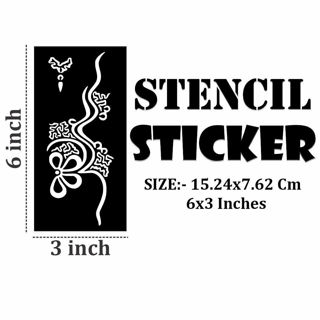 Flexible and Creative Henna Stencil Templates for Kids’ and Adults’ Crafts