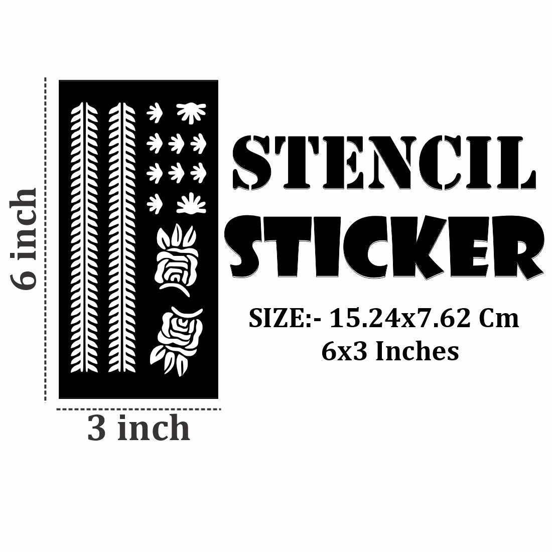 All-In-One Mehndi Stencil Stencil Pack with Large and Small Designs for Everyone