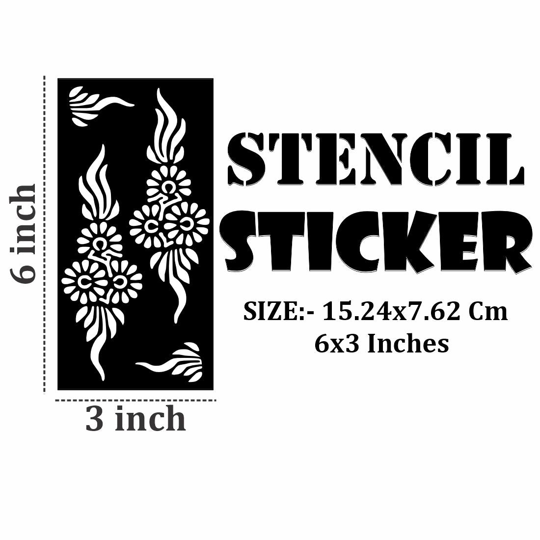 Mehndi Stencil Design Stencils for Quick Art, Cultural Learning, and Fun