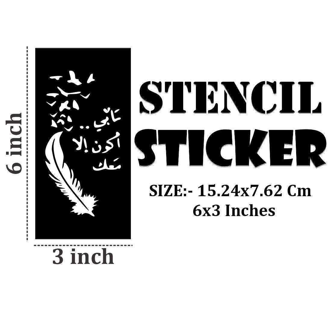 All-Season Mehndi Stencil Sticker Set for Creative Expression  For Kids & Adults Both Sticker