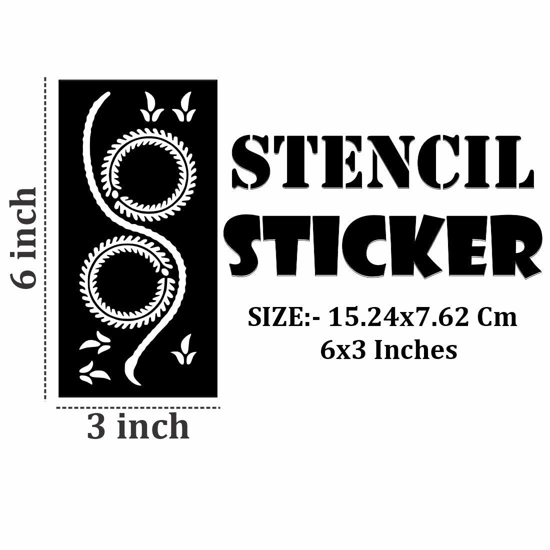 Full Arm Mehndi Stencil Stickers with Traditional Details